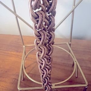 RARE handmade chunky pink metal chain!
